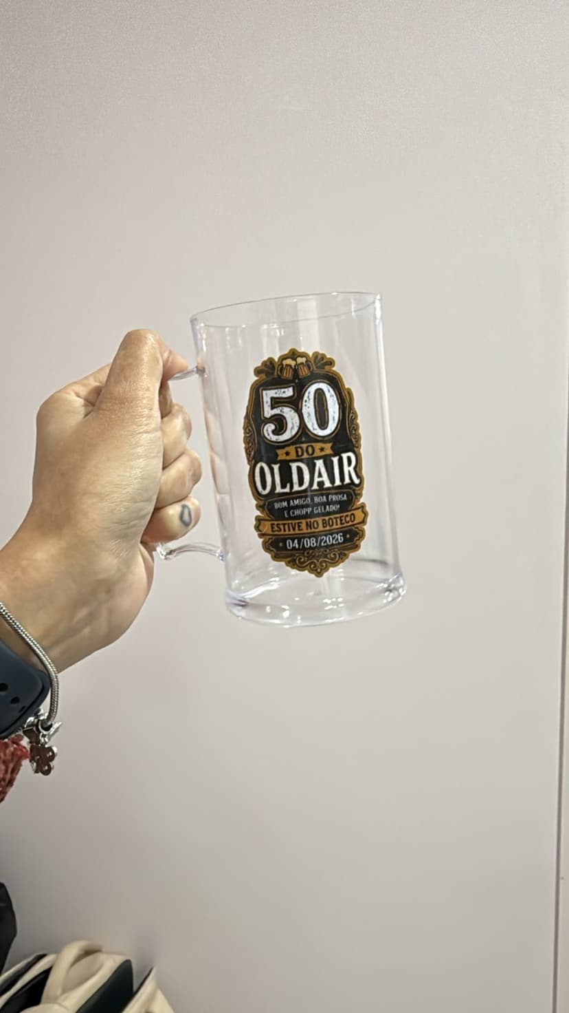 Caneca Chopp Acrílico 500ml